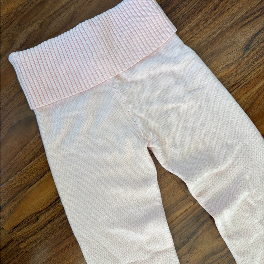 Edikted Soft Pink Wide Leg Pants